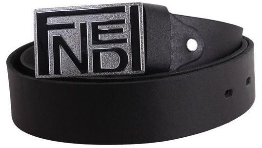 Мужской кожаный ремень Topgal 4 см черный, фото 1