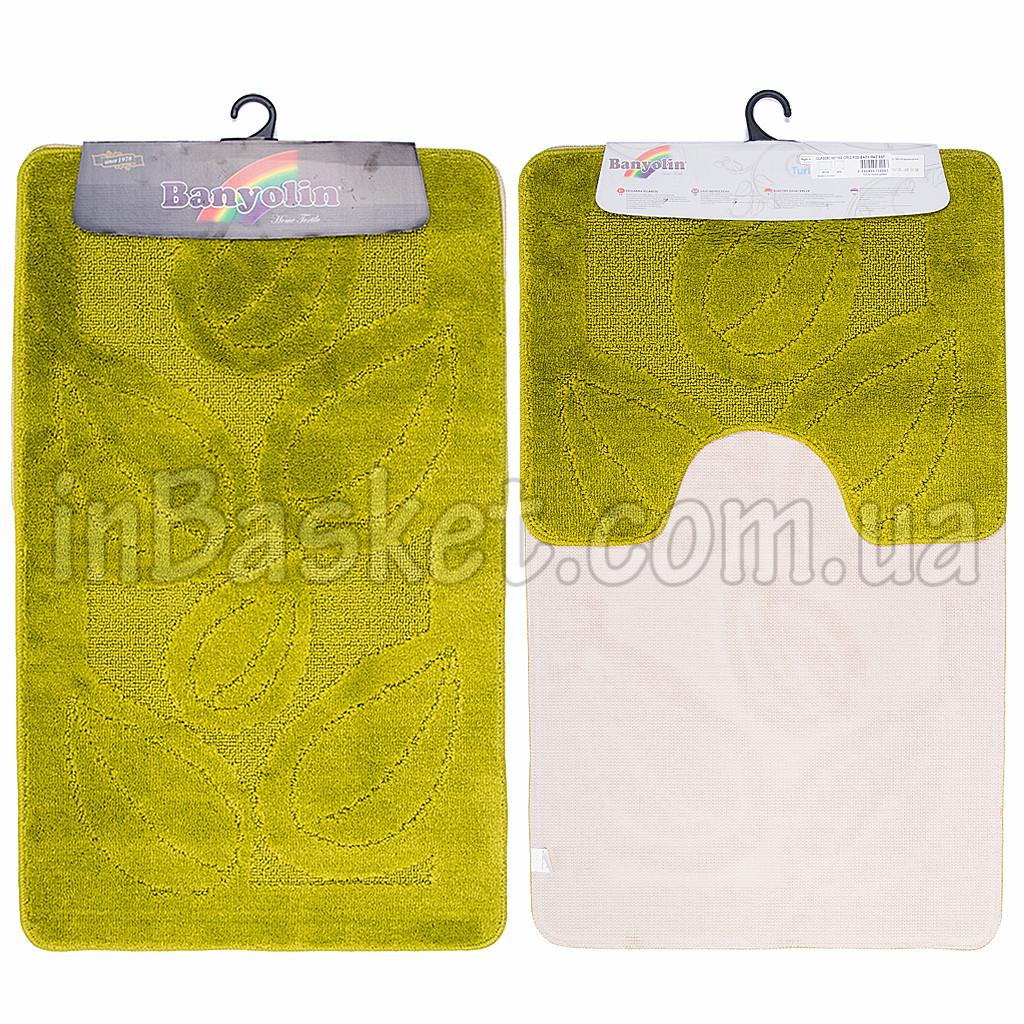 Комплект килимків для ванної "Lime leaf"