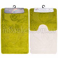Комплект килимків для ванної "Lime leaf"