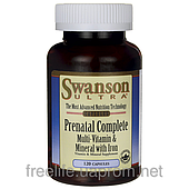 Пренатальний комплекс, 120 желатинових капсул, Prenatal Complete, Swanson