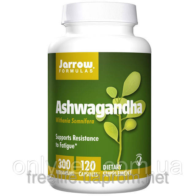 Ашваганда, Jarrow Formula, 300 мг, 120 капсул