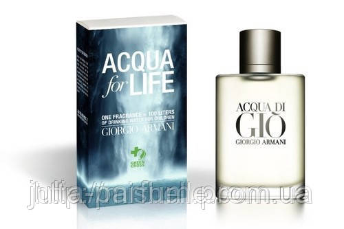 Giorgio Armani Acqua Di Gio Acqua For Life (Джорджио Армани Аква Ди Джио Аква Фор Лайф), мужской - фото 3 - id-p508171207