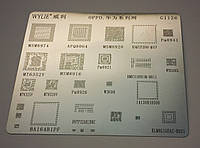 BGA трафарет G1126. MSM8974, APQ8064, MSM8928, MT6352V, MSM8916