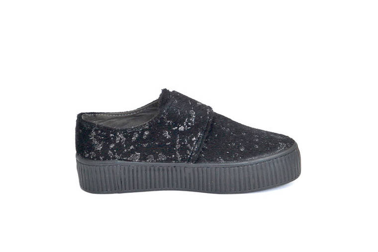 Женские слипоны Kylie crazy negro black/silver 38, фото 2
