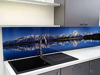 Декоративная стеклянная панель для кухни