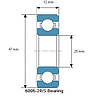 Підшипник 6005 2rs 25x47x12, фото 2