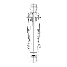 Амортизатор кабіни з подушкою Renault 11025CA (BLACKTECH)