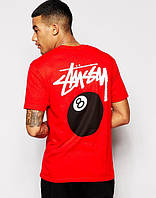 Футболка stussy 8 billiard ball logo