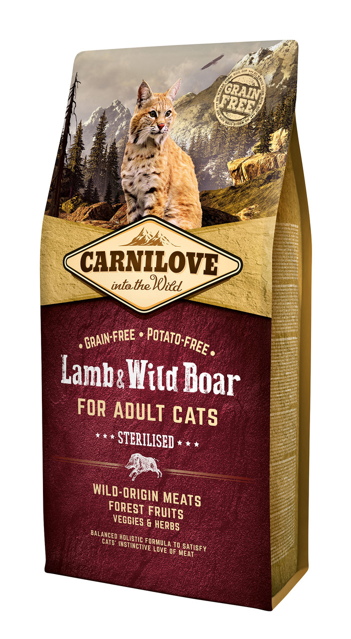 Сухий корм Carnilove Cat Sterilised для стерилізованих котів, 6 кг