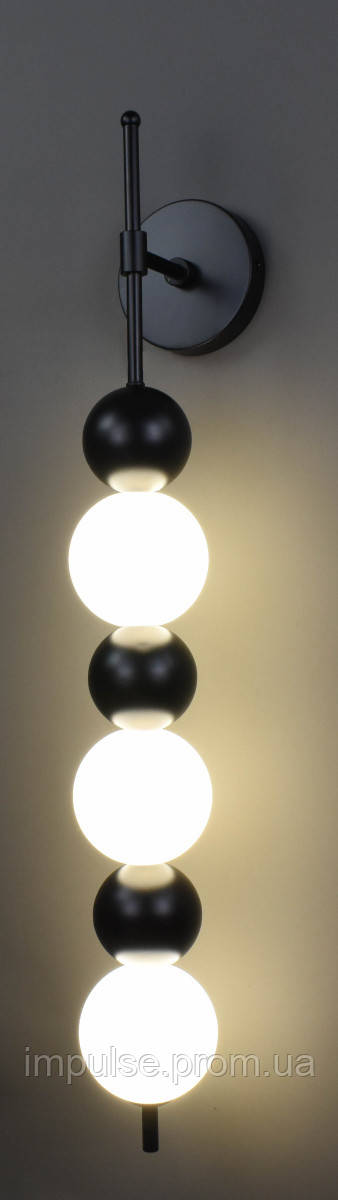 Бра LED 28362 Черный 15х12х76 см. impulse, фото 1