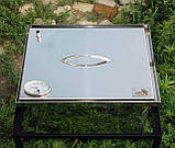 Коптильня з нержавійки з термометром (400х300х280), фото 2