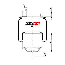 Пневмоподушках Granning RML77527C (BLACKTECH)