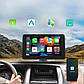 Монітор для камери заднього виду 7", Carplay + камера, Чорний / Монітор для автомобіля / Автомобільна мультимедійна система, фото 5