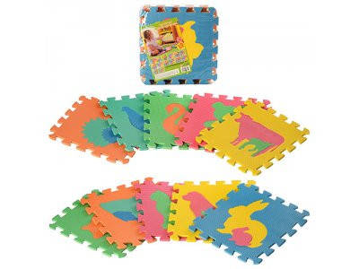 Килимок Мозаїка M 2738 EVA, Фігури тварин, 10 дет., фото 1