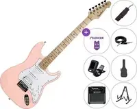 Гитара Pasadena ST-11 SET 10W Pink Gitara elektryczna