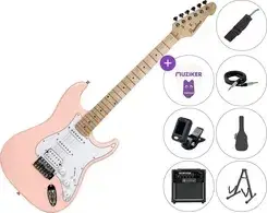 Гитара Pasadena ST-11 SET 10W Pink Gitara elektryczna