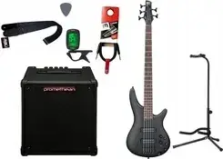 Гитара Gitara basowa Ibanez SR305EB-WK + Wzmacniacz 20W + Kabel + Tuner + Statyw