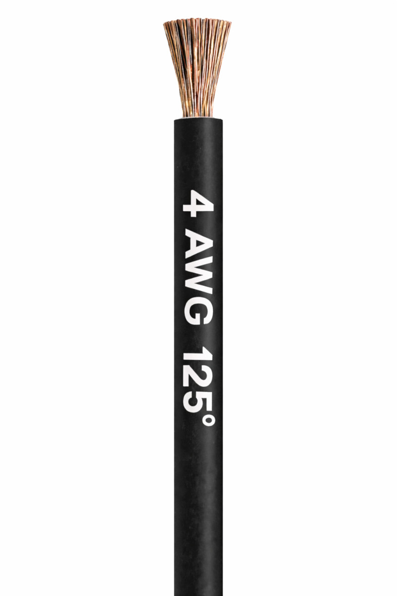 Кабель 4 AWG 125℃ 3000/TS/OD9.1 термостійкий (ізоляція-шитий поліетілен) AR.E-UL3817, фото 1