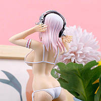 Новая сексуальная игрушка, аниме-фигурка, Super SONICO Sexy Bikini, коллекционная фигурка модель Сонико, 19см