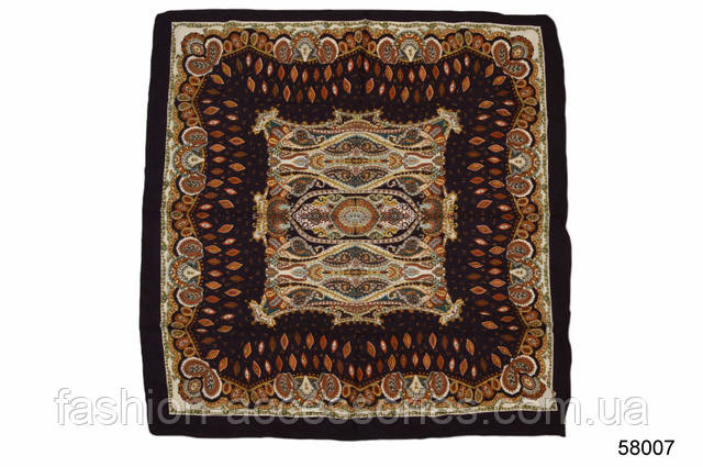 Хустка жіночий з поліестеру Феліція коричневий Хустка Феліція коричневий 2