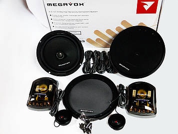 Megavox MJW-SP683 компонентні динаміки 16 см 380 Вт