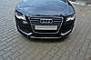 Спліттер Audi A4 B8 (07-11) елерон тюнінг обвіс (V1), фото 4