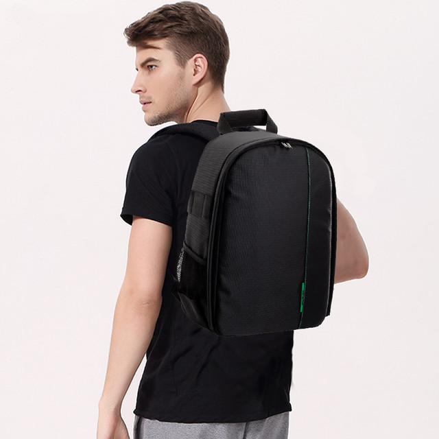 Универсальный фоторюкзак Tigernu черный с красной подкладкой фоторюкзак Canon EOS, Nikon, Sony, Olympus, Кэнон, Никон, Олимпус, Сони черный с красной подкладкой