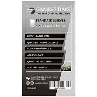 Протектор для карт Games7Days 61 х 112 мм, French Tarot, 100 шт (STANDART) (GSD-016111) 4133923 dobra spava