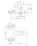 IMPRESE Breclav 10245 змішувач для ванни, фото 3