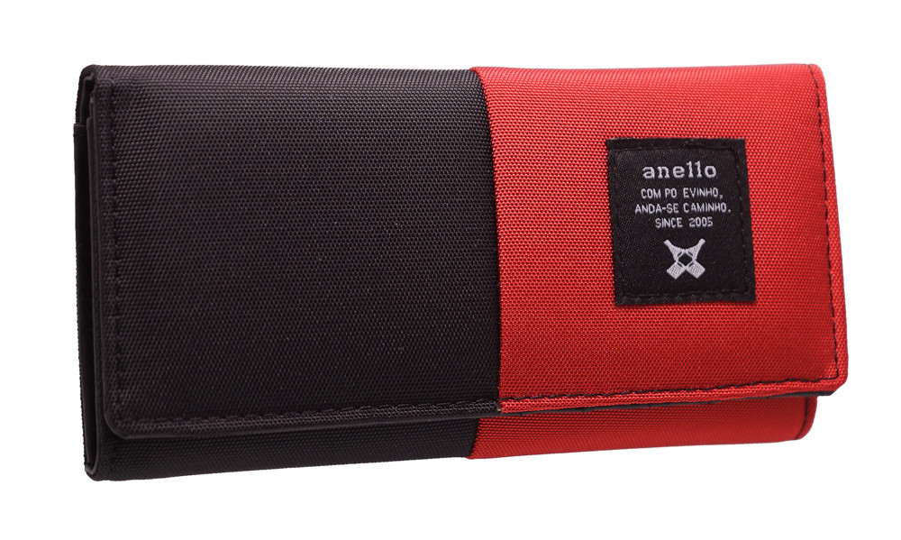 Текстильний жіночий Гаманець 322 black/red