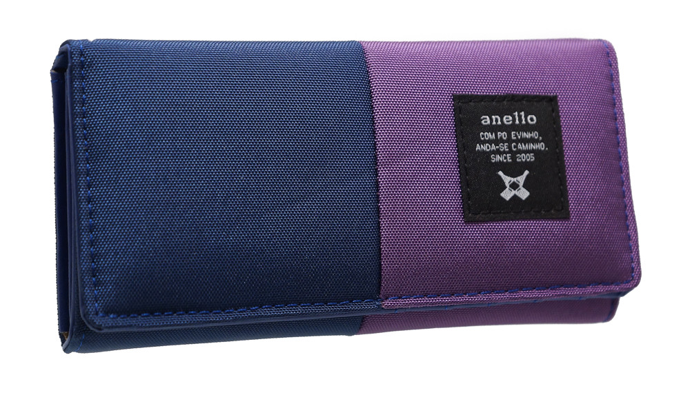 Модний жіночий гаманець 322 blue/purple