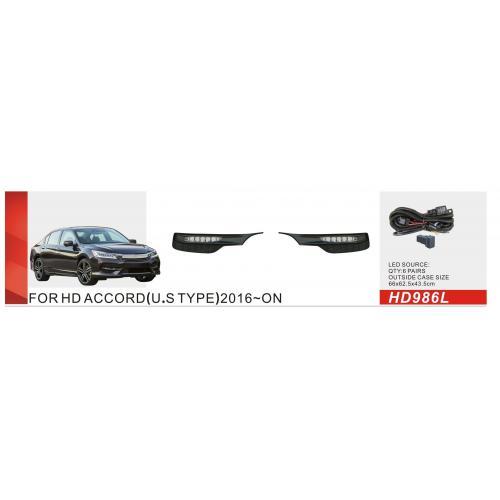 Фари дод. модель Honda Accord/2016-17/HD-986L/U.S TYPE/ел.проводка, фото 1