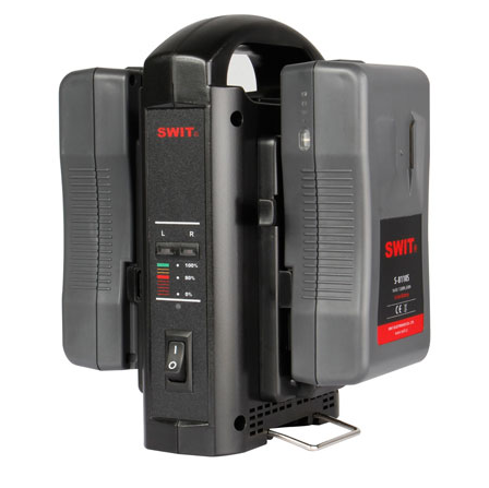 Зарядний пристрій Swit SC-302S для 2 акумуляторів V-mount (SC-302S)