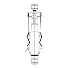 Пневмоподушка Granning 11007CA (BLACKTECH)