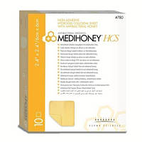 Medihoney HCS - Гидроколлоидная повязка с Антибактериальным Медом. Размер 6 х 6 см.