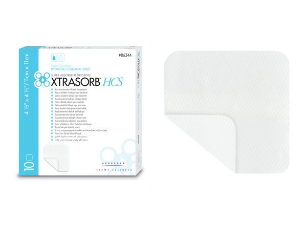 Xtrasorb HСS (Супер Абсорбирующая Гидроколлоидная Повязка). Размер 11 х 11 см - фото 1 - id-p508815890