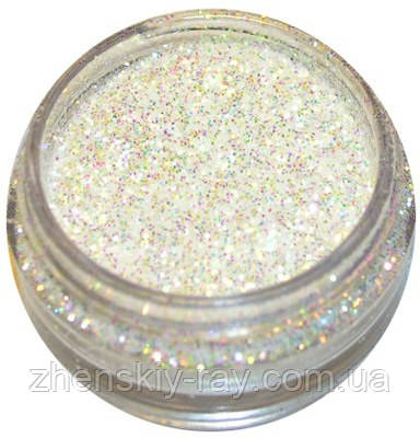 Пісок для декору нігтів (білий), фото 2