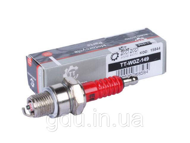 Свеча E6TC BEST TT AGRO MOTO на двухтактный бензиновый двигатель 2T, хром, фото 1