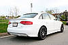 Ікла Audi A4 B8 (07-11) тюнінг обвіс дифузор заднього бампера, фото 2