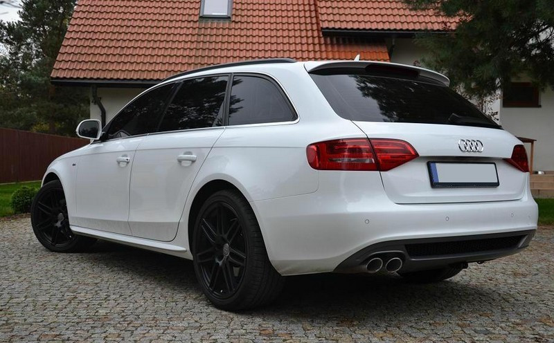 Спойлер Audi A4 B8 Avant тюнінг стиль S-line