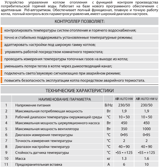 Особенности и характеристики автоматики для твердотопливного котла AIR AUTO HW Особенности и характеристики автоматики для твердотопливного котла AIR AUTO HW Биопром, Харьков