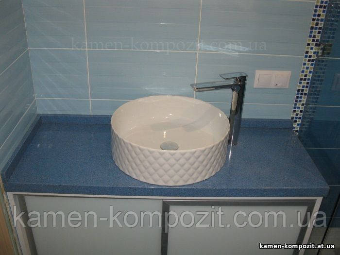 Столешница для ванной комнаты с чашей 85 - фото 9 - id-p508870030