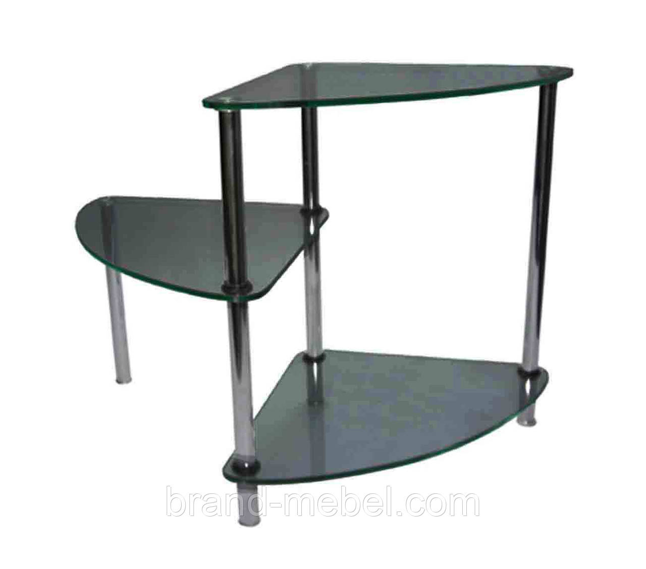 Скляна полиця П-125 тонована, фото 1