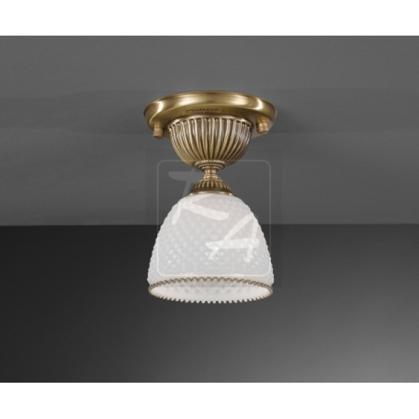 Стельовий світильник RECCAGNI ANGELO PL 8601/1 bronzo arte/bianco