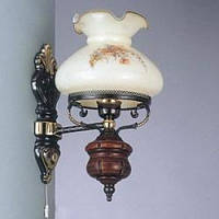 Бра RECCAGNI ANGELO A 2401/1 solid brass/wood