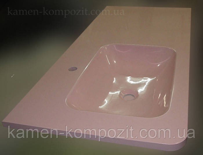 Умывальник "Розовый фламинго" из искусственного камня 92 - фото 2 - id-p414895915