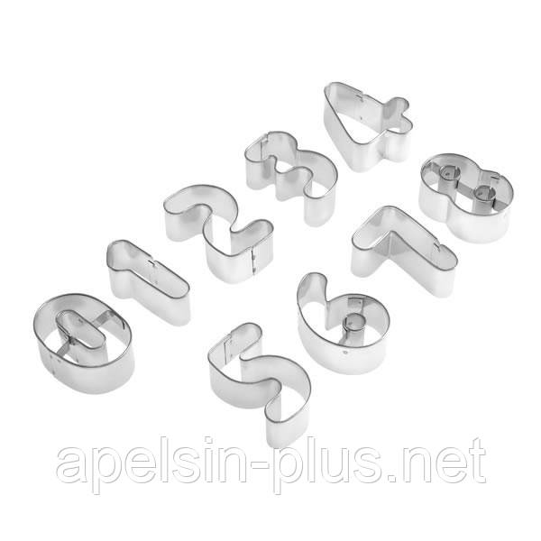 Вирубка кондитерська для печива Цифри 2,5 см гурт, фото 1