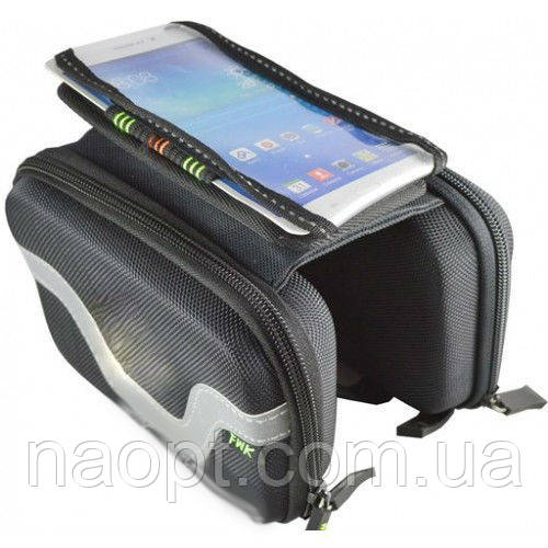 Велосумка. Сумка на раму. Під смартфон тверда. Сумка для велосипеда. Сумка вело. Бардачок, фото 1
