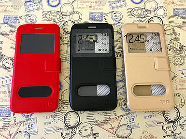 Шкіряний чохол-книжка VIP для Samsung Galaxy A3 2017 Duos SM-A320 (3 кольори)