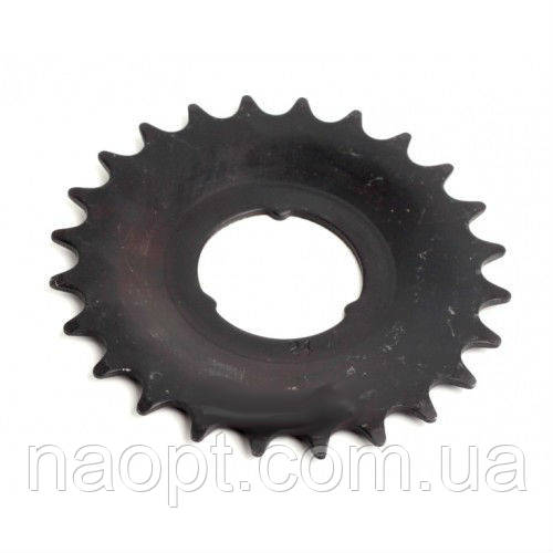 Зірочка заднього колеса. 24 зуба. Зірочка на велосипед задня. Зірки для велосипеда. Зірка велосипедна., фото 1